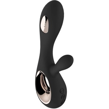 Lelo Soraya Wave Rabbit Vibrator - Black