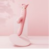 Zalo Rose Thruster Rabbit Vibrator - Strawberry Pink