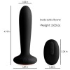 SVAKOM Primo Remote Control Heating Anal Vibrator - Black