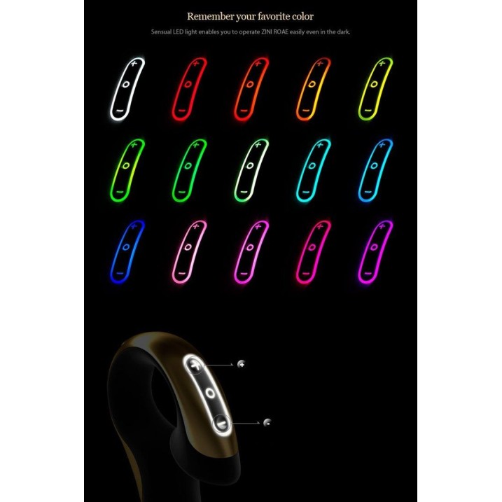 Zini Roae Vibrator - Black & Gold