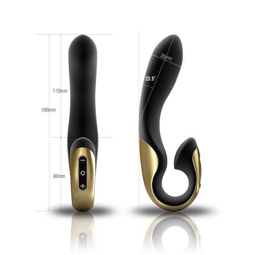 Zini Roae Vibrator - Black & Gold