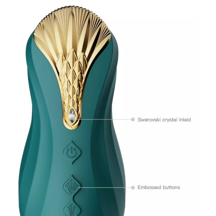 Zalo King APP Thrusting Vibrator - Velvet Purple