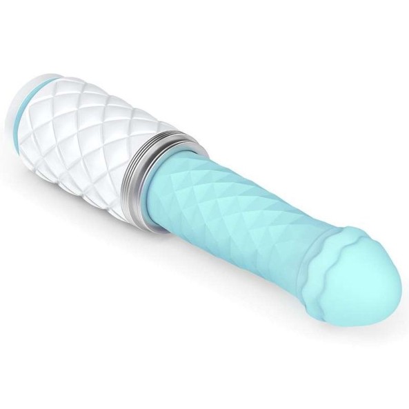 Pillow Talk Feisty Thrusting Vibrator - Teal