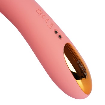 SVAKOM Ava Neo Interactive Thrusting Vibrator - Peach Pink