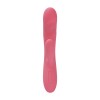 SVAKOM Avery Thrusting Rabbit Vibrator - Strawberry Pink