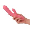 SVAKOM Avery Thrusting Rabbit Vibrator - Strawberry Pink