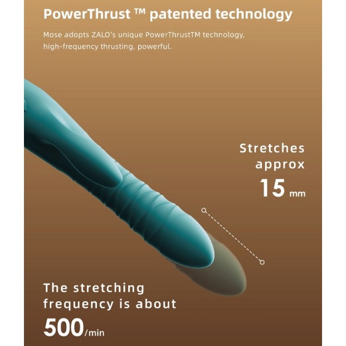 Zalo Mose Heating Rabbit Thruster - Turquoise Green