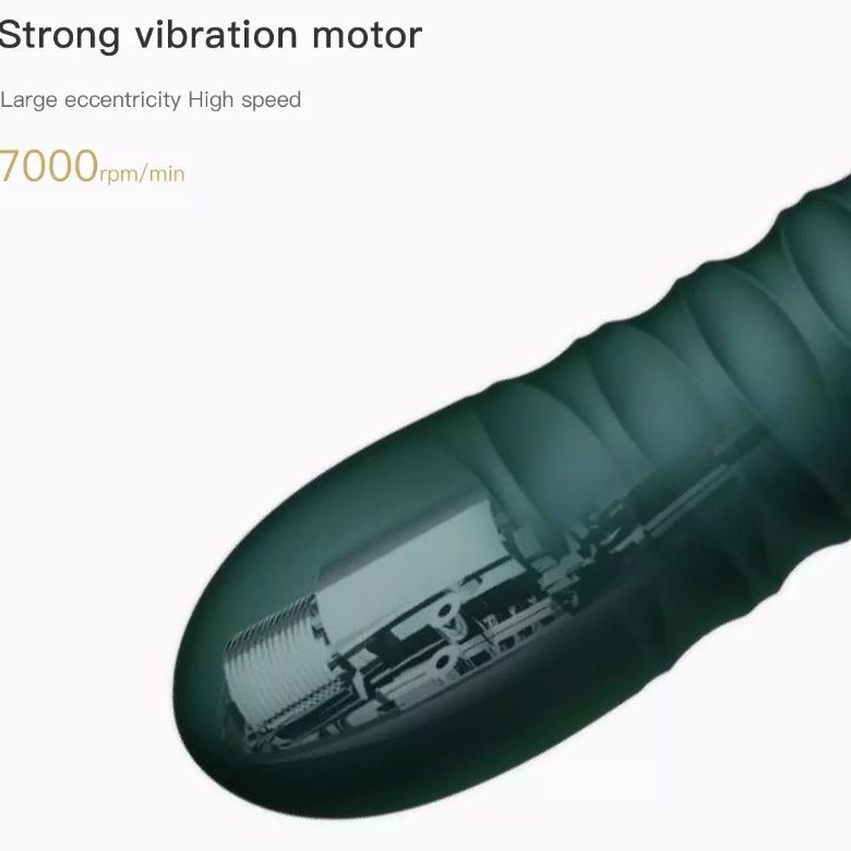 Zalo King APP Thrusting Vibrator - Obsidian Black