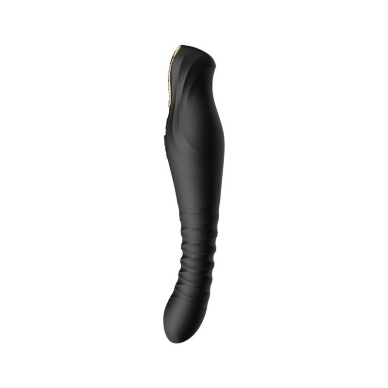 Zalo King APP Thrusting Vibrator - Obsidian Black