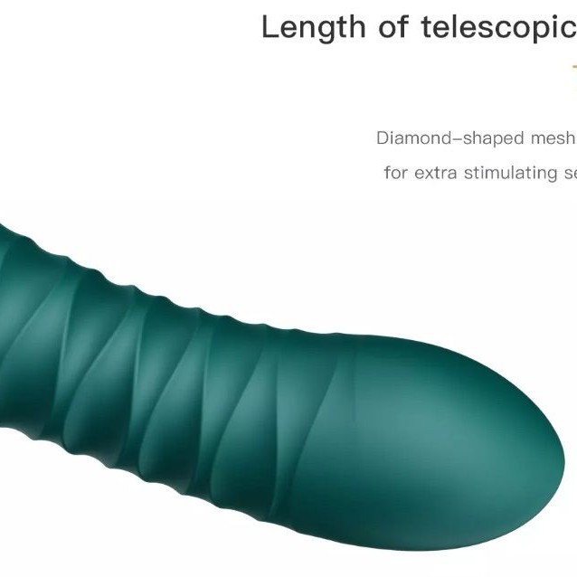 Zalo King APP Thrusting Vibrator - Obsidian Black