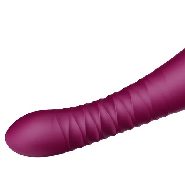 Zalo King APP Thrusting Vibrator - Obsidian Black