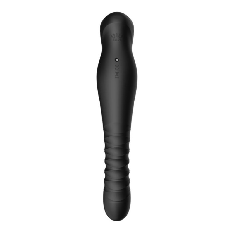 Zalo King APP Thrusting Vibrator - Obsidian Black
