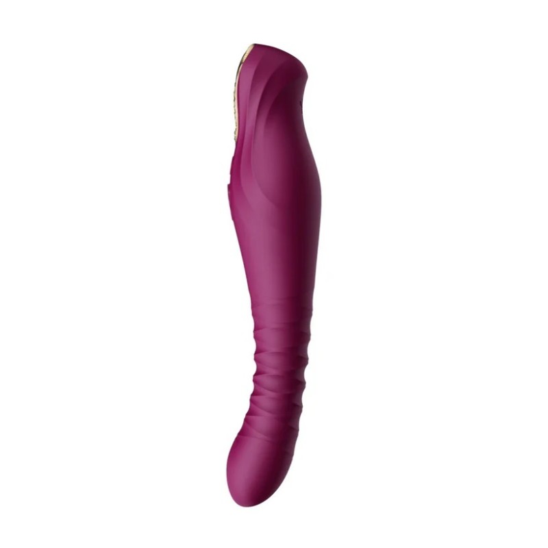 Zalo King APP Thrusting Vibrator - Obsidian Black