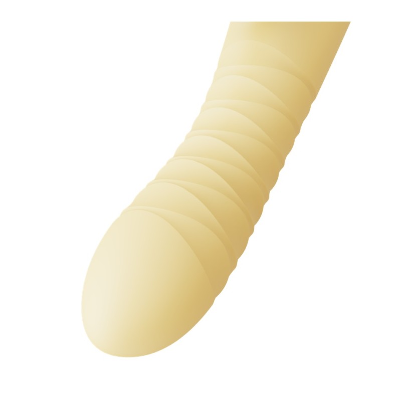 Zalo Rose Thruster Rabbit Vibrator - Lemon Yellow