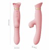 Zalo Rose Thruster Rabbit Vibrator - Lemon Yellow