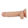Lovetoy 7.5" Real Extreme Vibrating Dildo - Flesh