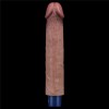 Lovetoy 9" Real Softee Vibro Dildo - Brown
