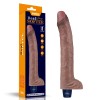 Lovetoy 11" Real Softee Vibro Dildo - Brown