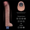 Lovetoy 11" Real Softee Vibro Dildo - Brown