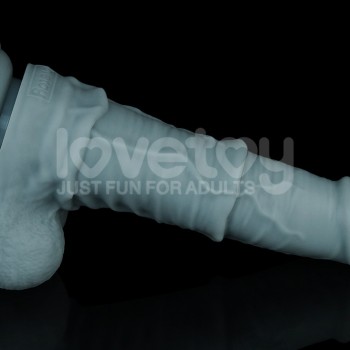 Lovetoy 11" Thrusting Vibro Dildo - Blue