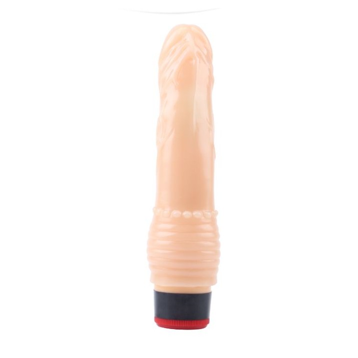 Chisa 7.6″ Vibe Cock TPE- Flesh