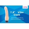 Chisa 7.6″ Vibe Cock TPE- Flesh