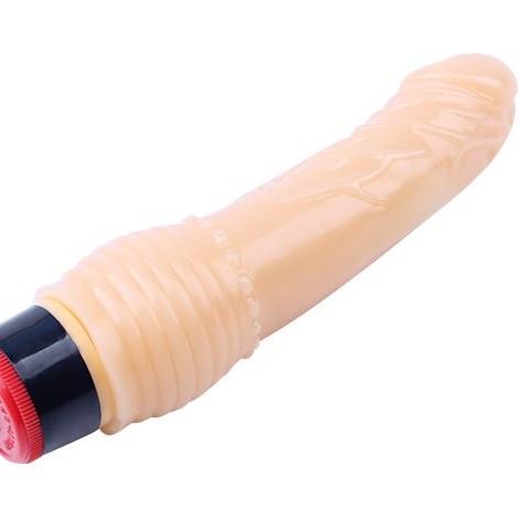 Chisa 7.6″ Vibe Cock TPE- Flesh