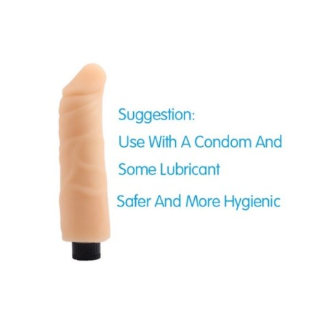 Chisa 7.5″ Vibrating Cock No.03 TPE