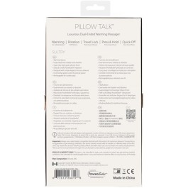 Pillow Talk Sultry Rotating Wand - Pink