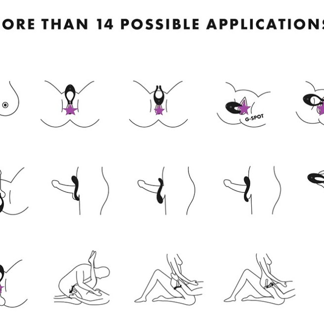 Satisfyer Endless Joy Multi-Use Vibrator - Black