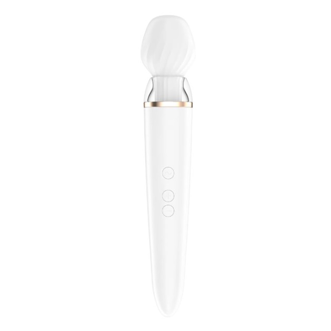 Satisfyer Double Wand-er APP Massager - White