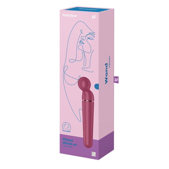 Satisfyer Planet Wand-er Massager - Black