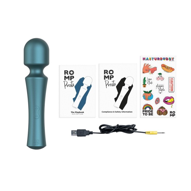 Romp Presto Wand Massager - Creen