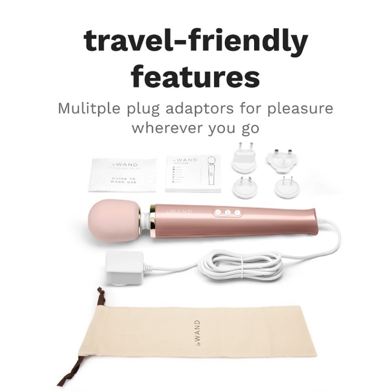 Le Wand Powerful Plug-In Massager - Rose Gold
