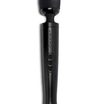 Le Wand Die Cast Plug-In Massager - Black