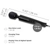 Le Wand Die Cast Plug-In Massager - Black