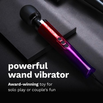 Le Wand Die Cast Plug-In Massager - Rainbow