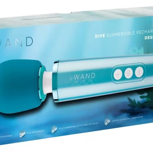 Le Wand Dive Rechargeable Massager - Blue