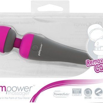 Palmpower Massager - Fuschia - Wireless Adapter-charging