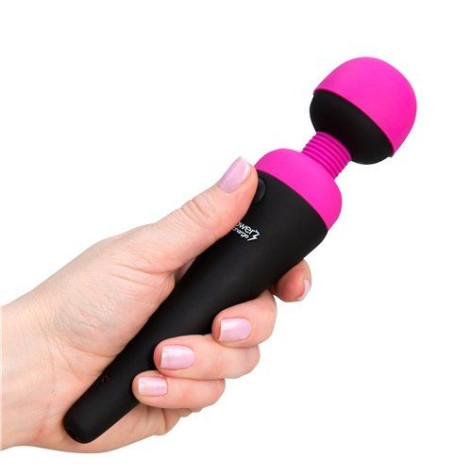 Palmpower Recharge Massager Wireless USB Charging - Fuschia