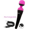 Palmpower Recharge Massager Wireless USB Charging - Fuschia