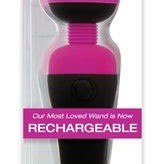 Palmpower Recharge Massager Wireless USB Charging - Fuschia