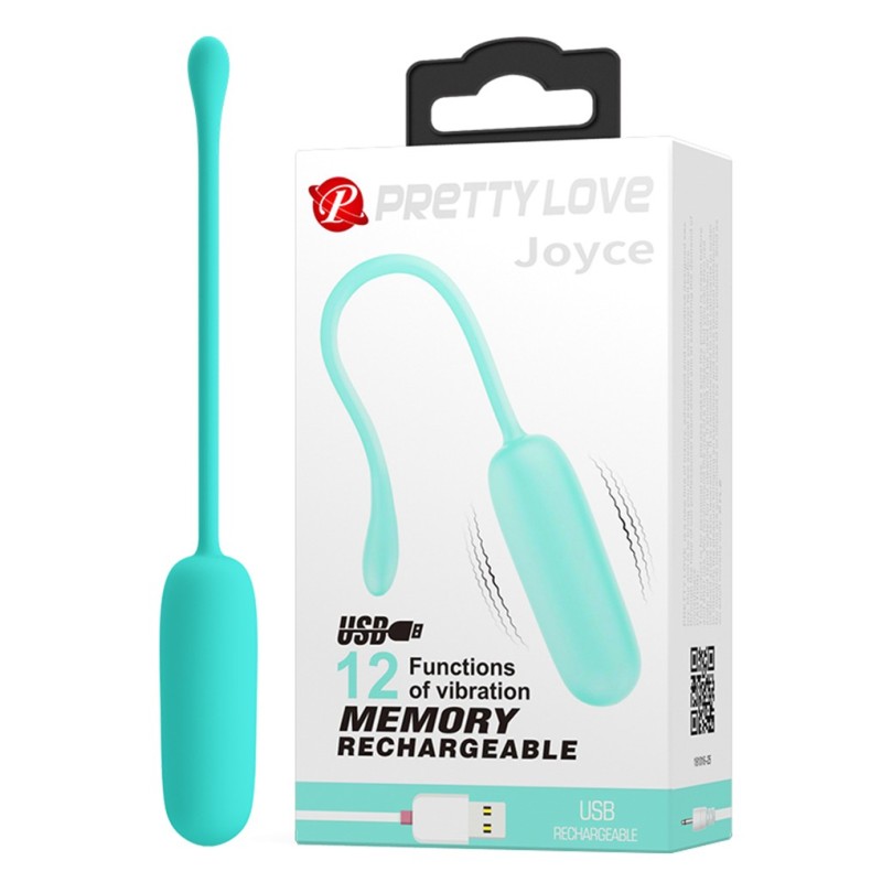 Pretty Love Joyce Vibrating Egg - Green