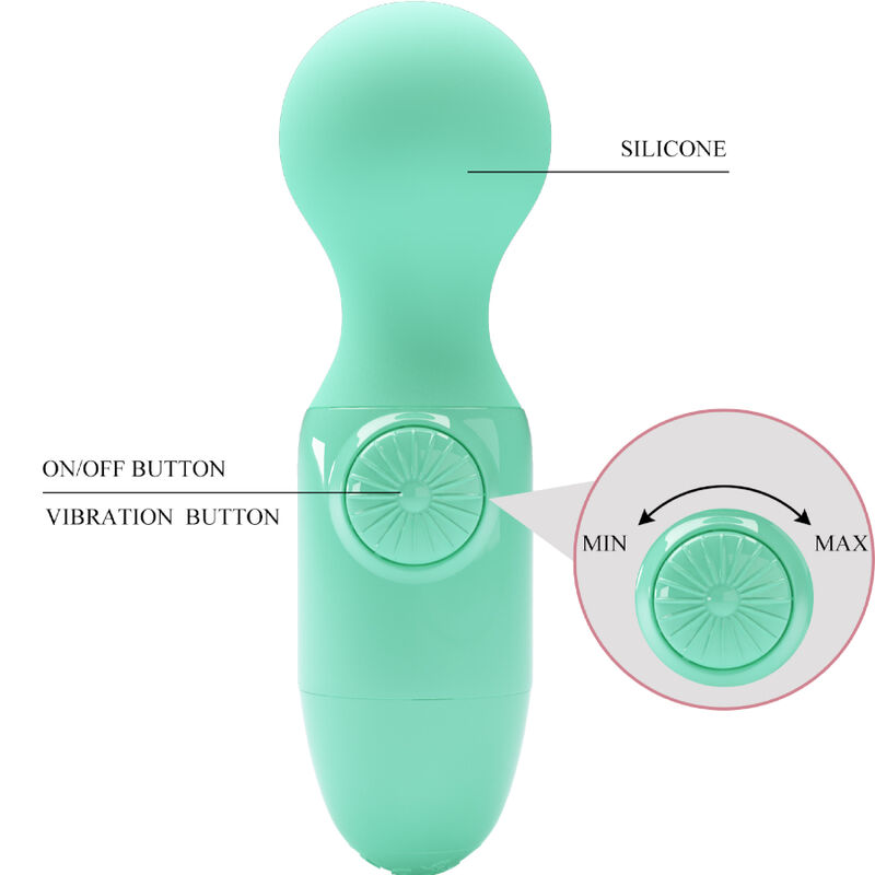 Pretty Love Little Cute Mini Massager - Green