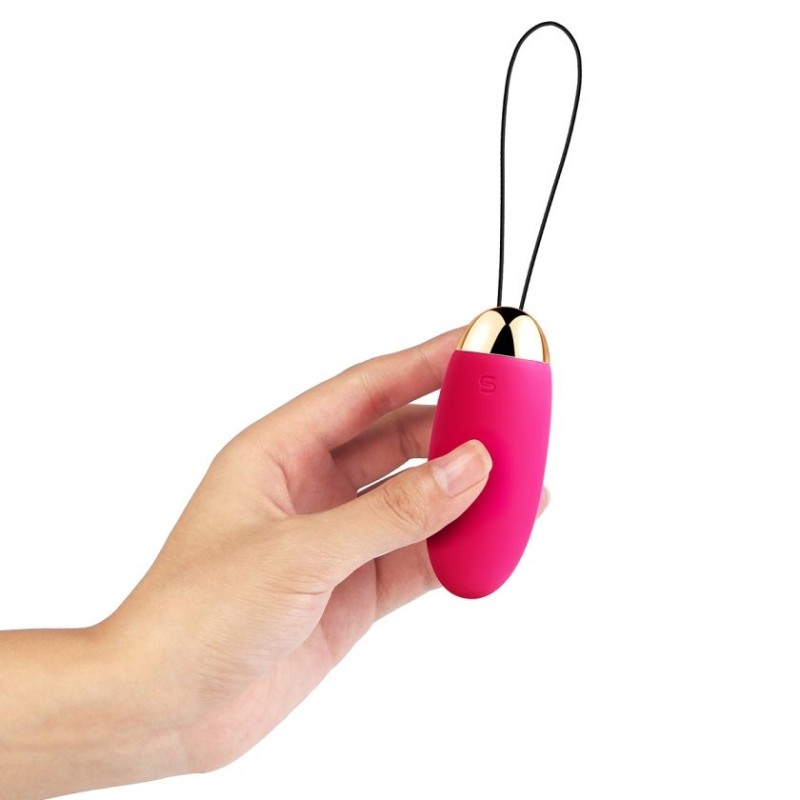 SVAKOM Elva Remote Control Egg Vibrator - Plum Red