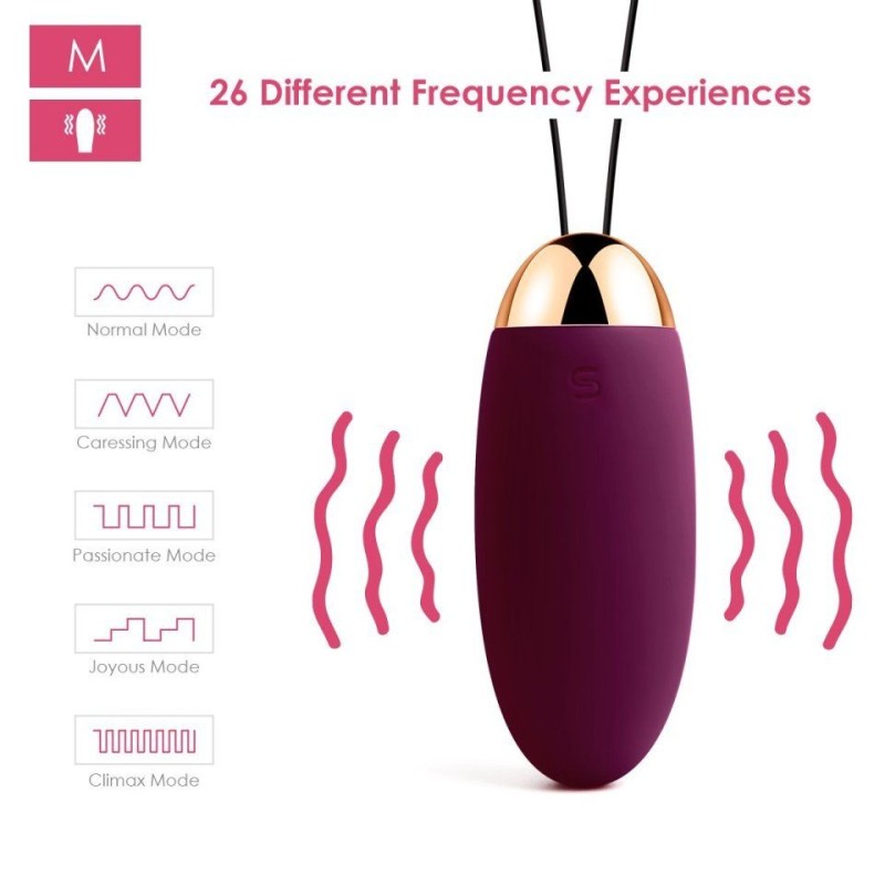 SVAKOM Elva Remote Control Egg Vibrator - Violet