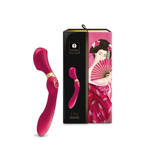 Shunga Zoa Massager - Raspberry