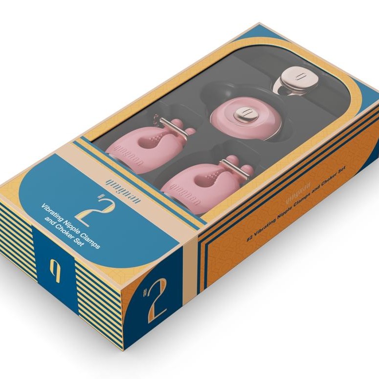 Qingnan Vibro Nipple Clamps Set #2 - Green