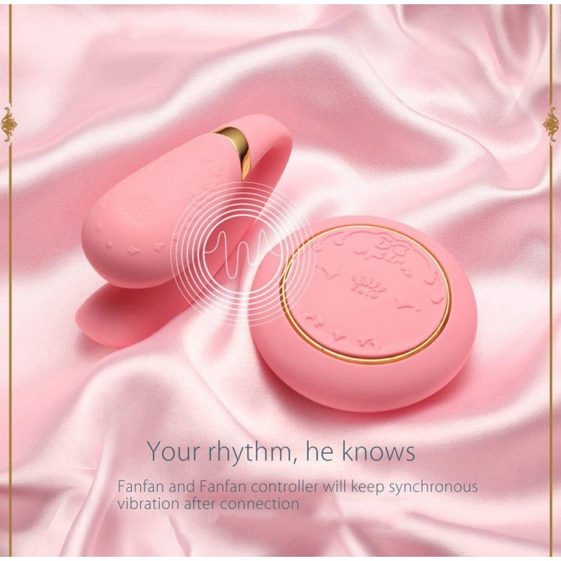 Zalo Fanfan APP Couple Massager Set - Rouge Pink