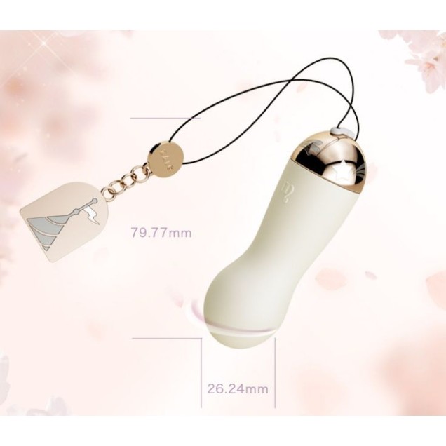 Zalo Baby Star APP Bullet Vibrator - Vanilla White